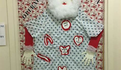 Christmas Door Decoration Ideas For Nursing Home Decorated Nurse's At A Elementary