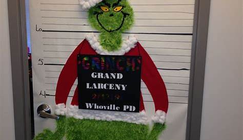 Christmas Door Decorations Grinch The Classroom Decor Whoville