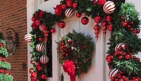Christmas Door Decorations Outdoor Porch 15 Holly Jolly Looks Grandin Road Blog