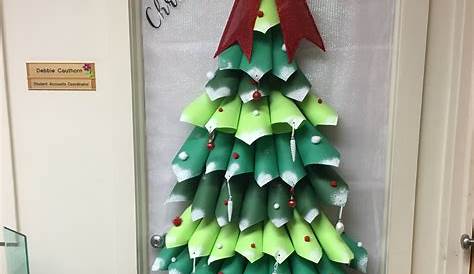 Christmas Door Decorations Tree Preschool Holiday