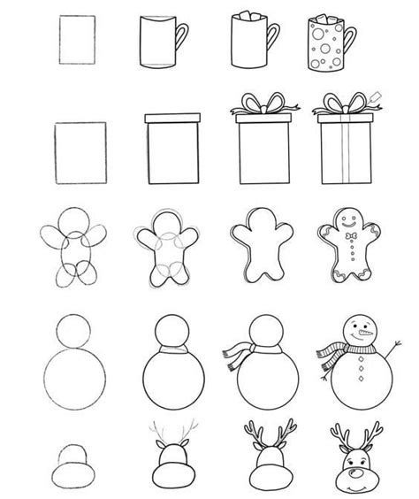 How to Draw a Christmas Tree (Step by Step Pictures