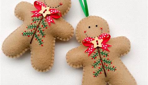 Christmas Felt Gingerbread Man