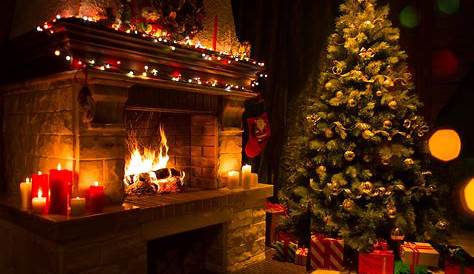 Christmas Fireplace 4k Wallpaper s Cave