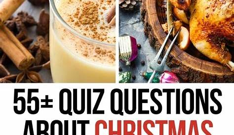Christmas Food And Drinks Quiz