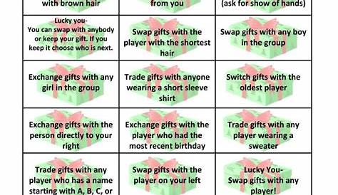 Christmas Games Using Gift Cards