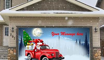 Christmas Garage Door Covers Uk