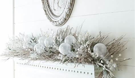Christmas Garland Silver And White 15 Sophisticated Holiday Decorations