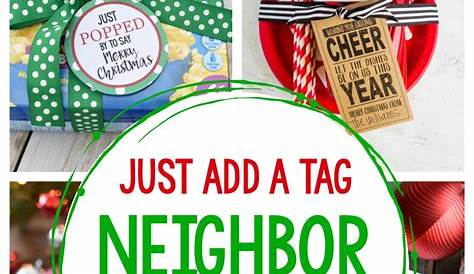 Christmas Gift Ideas For Neighbor Families Fun And Creative With FREE Printable