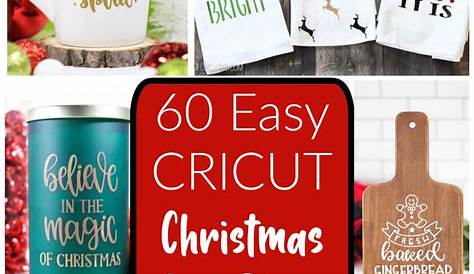 Christmas Gift Ideas Made With Cricut 25+ Personalized Crafts Diy s
