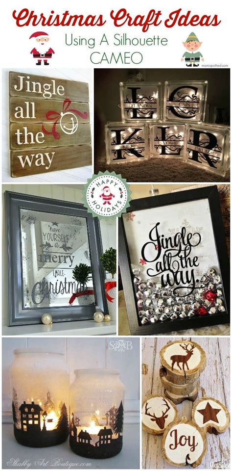 The 25+ best Silhouette cameo christmas ideas on Pinterest Silhouette