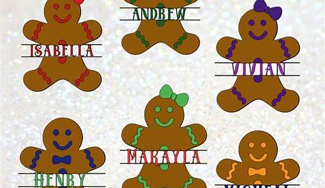 Christmas Gingerbread Names