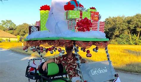 Christmas Golf Cart Parade Bestinshowgolfcartparade Bridal Shower 101