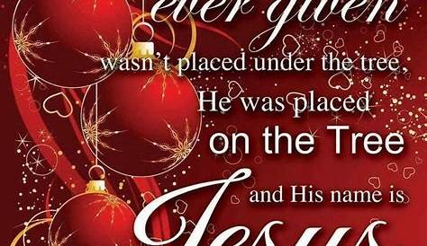 Christmas Greetings About Jesus