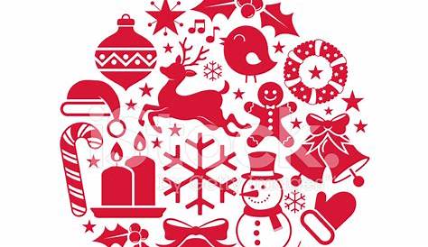 Christmas Holiday Icons Set 454534 Vector Art At Vecteezy