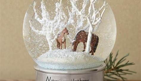 Christmas Horse Snow Globe