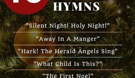 Christmas Hymns List