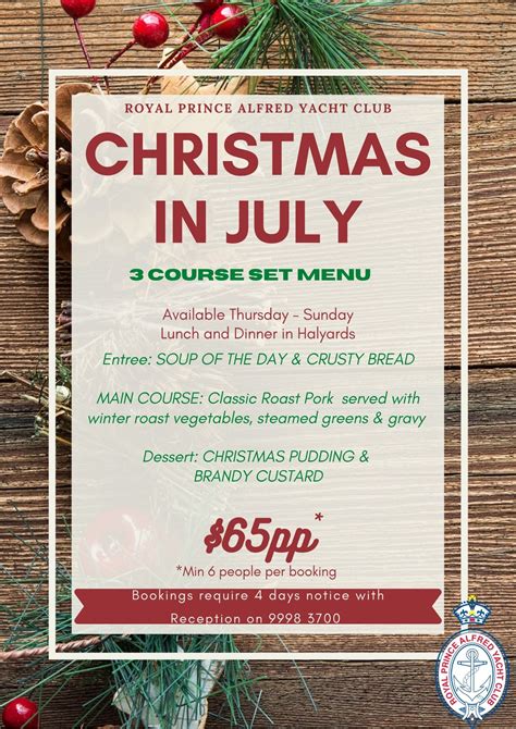 The Simple Life Christmas in July Dinner