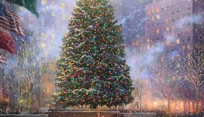 Christmas In New York Painting