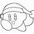 christmas kirby coloring pages