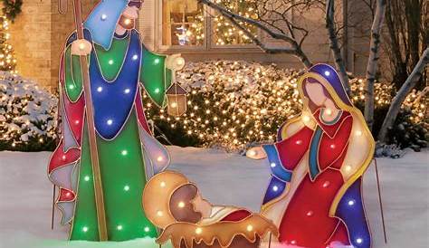 Holiday Time LightUp LED Nativity, Set of 3 Holiday