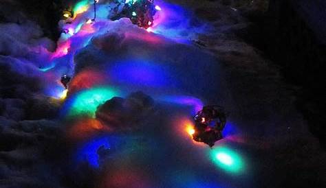 Christmas Lights Under Snow Winter Wallpapers Wallpaper Cave