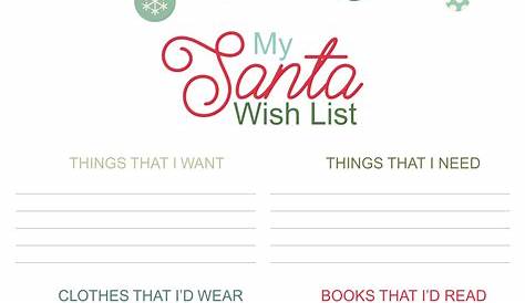 4 Best Printable Christmas Gift List