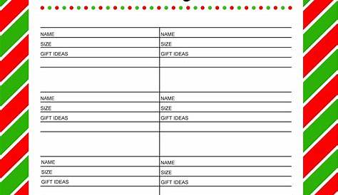 Christmas List Recommendations Image Result For Checklist Dinner Checklist Xmas