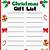 christmas list template free printable