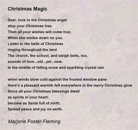 Christmas Magic Poem