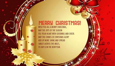 Christmas Message In Card