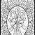 christmas mosaics coloring pages