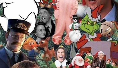 Christmas Movie Collage Wallpaper Iphone