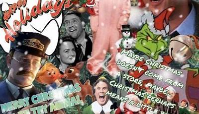 Christmas Movie Collage Wallpaper