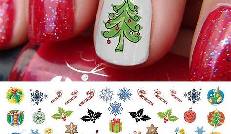 Christmas Nail Design Stickers Buy Mtssii 1Box 5mm White Snowflakes