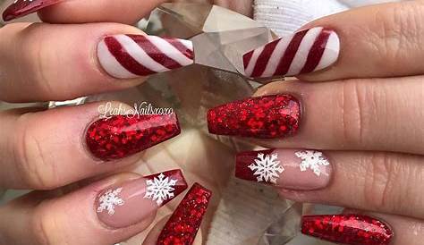 Christmas Nails With Red Pin By Kim Vanlon On By Kim Vanlon