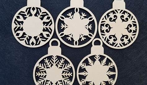 Christmas Ornaments Round Hand Painted Wooden Etsy