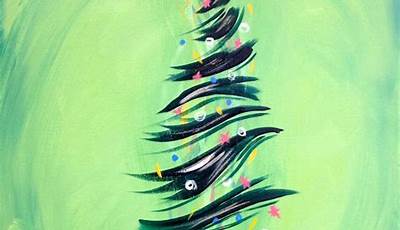 Christmas Painting Abstract
