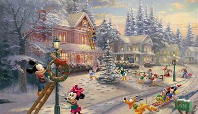 Christmas Painting Disney