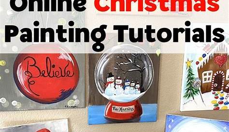 Christmas Painting Tutorial Step By Step