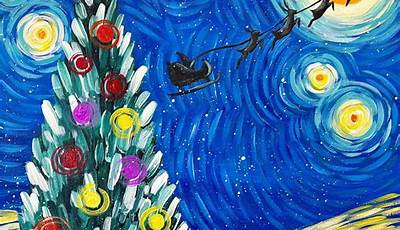 Christmas Painting Van Gogh