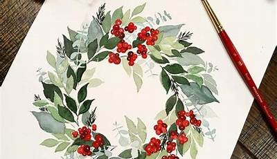 Christmas Painting Wreath