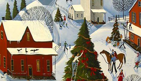 Christmas Paintings Artwork