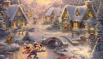 Christmas Paintings Disney