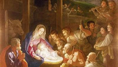 Christmas Paintings Nativity