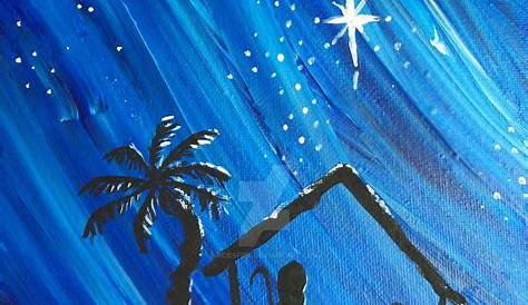 Christmas Paintings On Canvas Jesus