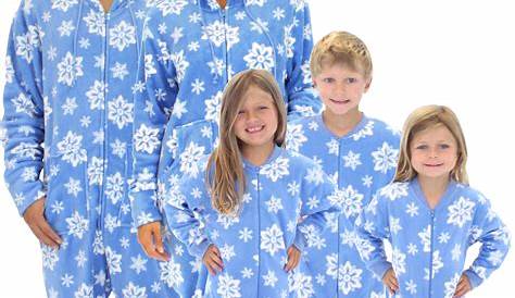 Christmas Pajamas Blue Matching Family Women's And Women's Plus Size Snowman