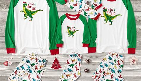 Christmas Pajamas Dinosaur