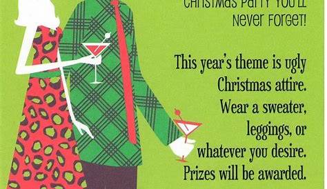 Christmas Party Dress Code Invitation