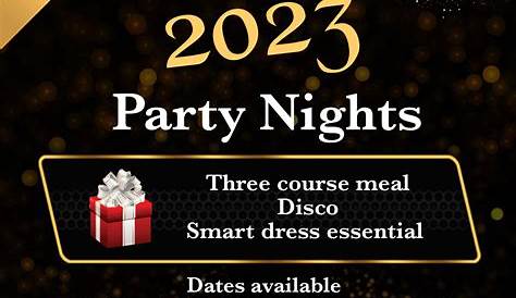CHRISTMAS PARTY NIGHTS 2023 Twelve Restaurant & Twelve Event Management