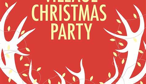 Christmas Party Poster Ideas Creative Event Flyer Design Template Download
